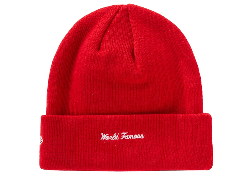 Order シュプリーム×ニューエラ ボックスロゴビーニー (赤)
