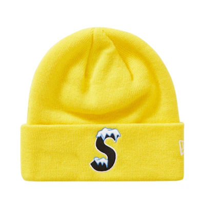 Supreme New Era S Logo Beanie (FW20) Yellow