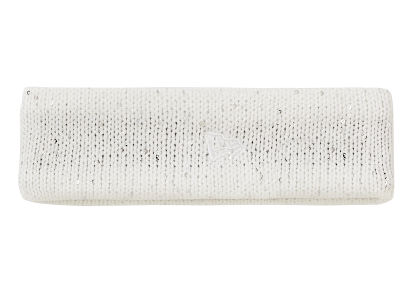 Order Supreme New Era Sequin Arc Logo Headband Putih