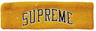 Buy Supreme New Era Sequin Arc Logo Headband Yellow