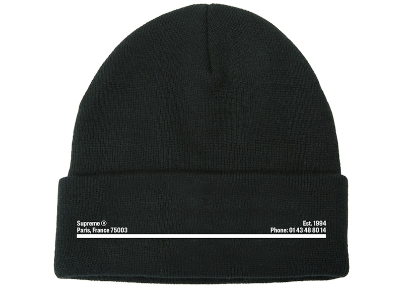 Buy Supreme Martin Wong 8 'Ball Beanie Black - Novelship