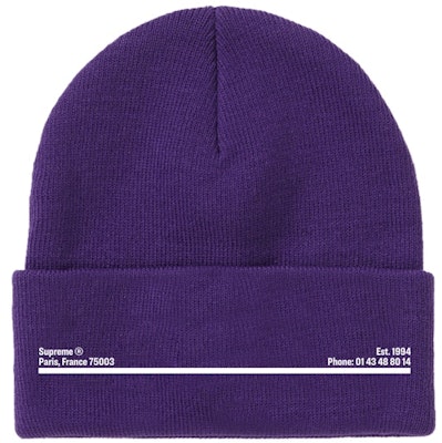 슈프림 뉴에라 파리 퍼플 비니 (Supreme New Era Paris Purple Beanie - shortened)
Buy 슈프림 뉴에라 파리 퍼플 비니 (Supreme New Era Paris Purple Beanie - shortened)