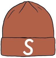 Supreme New Era Swarovski S Logo Beanie Brown Supreme New Era Swarovski S Logo Beanie Brown