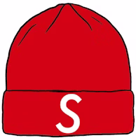 Supreme New Era Swarovski S Logo Beanie Red Supreme New Era Swarovski S Logo Beanie Red