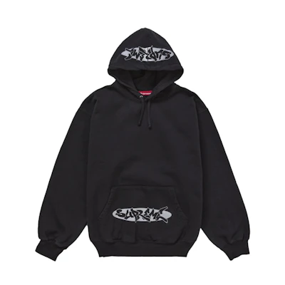 Supreme New World Order Hooded Sweatshirt Black