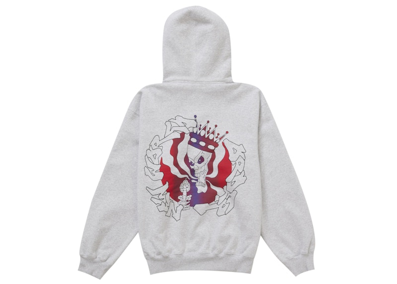 Supreme New World Order Hooded Sweatshirt Heather Grey 圖 2