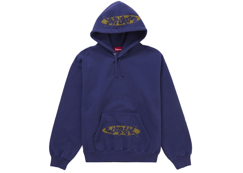 Supreme New World Order Hooded Sweatshirt Purple