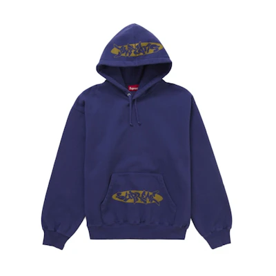 Supreme New World Order Hooded Sweatshirt Purple