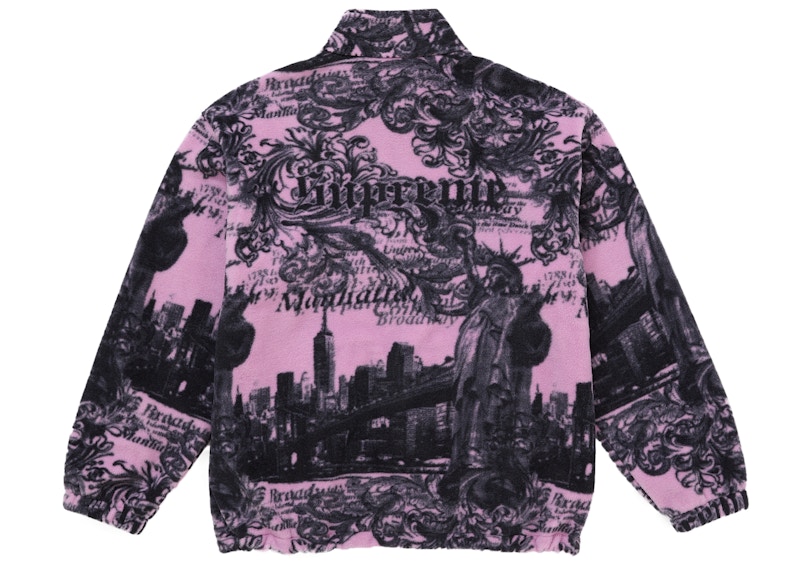 Supreme New York Fleece Jacket Pink 圖 2