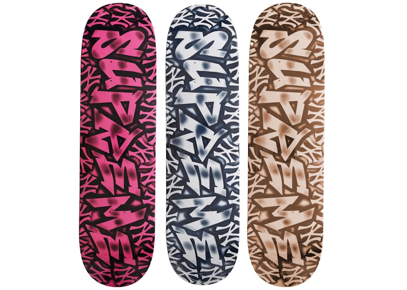 Supreme New York Yankees Airbrush Skateboard Deck Set Multi