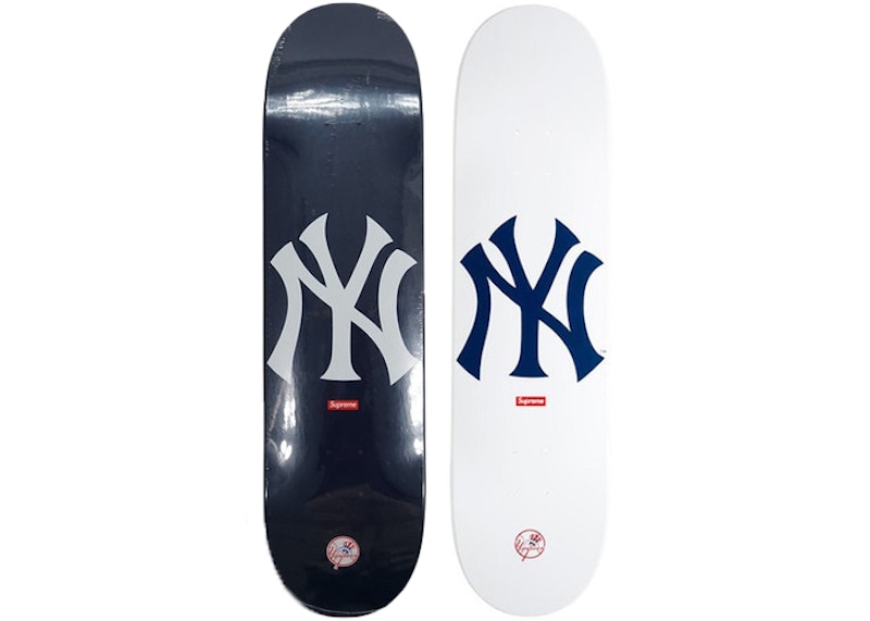 Buy Supreme New York Yankees Papan Skate Navy/Putih Set