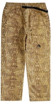 Supreme Nike ACG Belted Denim Pant Gold Snakeskin Supreme Nike ACG Belted Denim Pant Gold Snakeskin