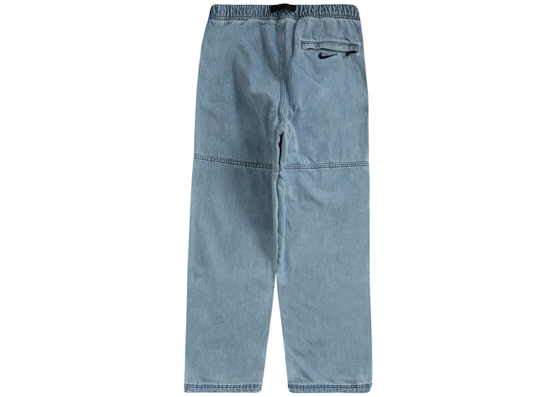 Buy Supreme Nike ACG Belted Denim Pant Washed Blue - Novelship