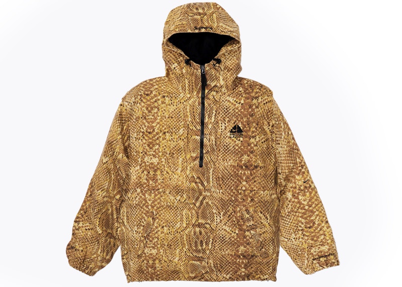 Supreme Nike ACG Denim Pullover Gold Snakeskin