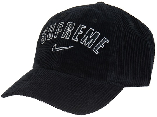 Supreme Nike Arc Corduroy 6-Panel Black Buy Supreme Nike Arc Corduroy 6-Panel Black