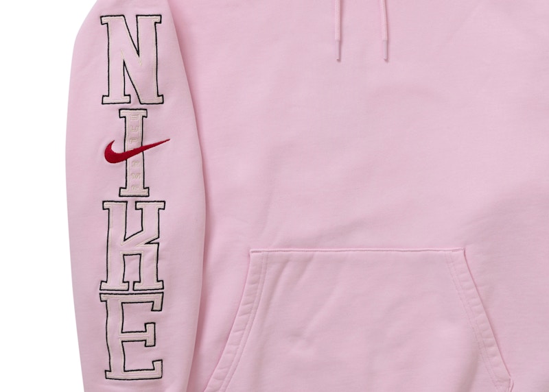 Lookbook Supreme Nike Hoodie Sweater Warna Pink Muda