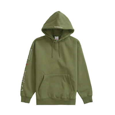 Supreme Nike Hooded Sweatshirt Olive