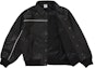 Order Supreme Nike Leather Varsity Jacket Black