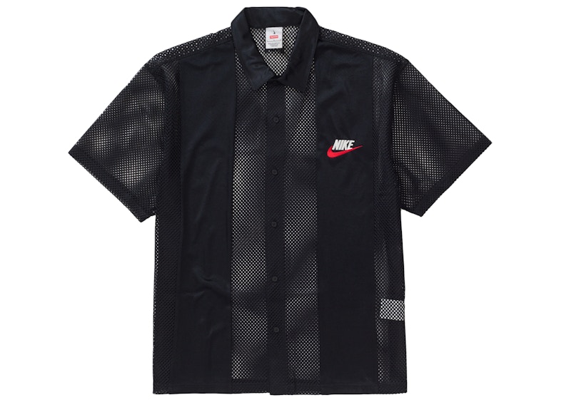 Supreme Nike Mesh S/S Shirt Black