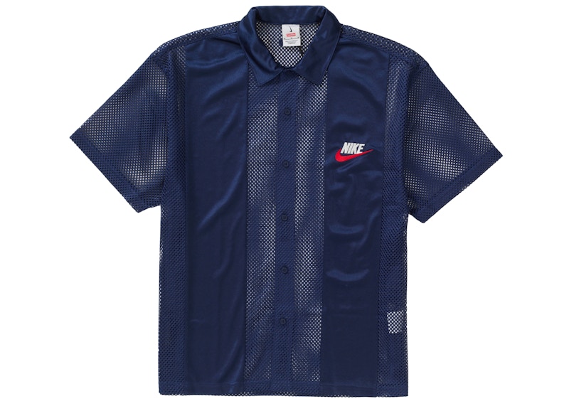 Supreme Nike Mesh S/S Shirt Navy