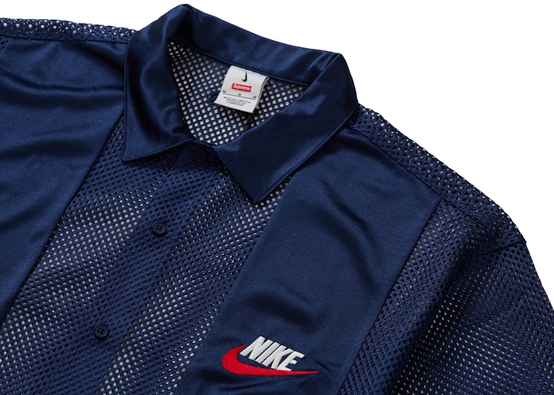Order Supreme Nike Mesh S/S Shirt Navy