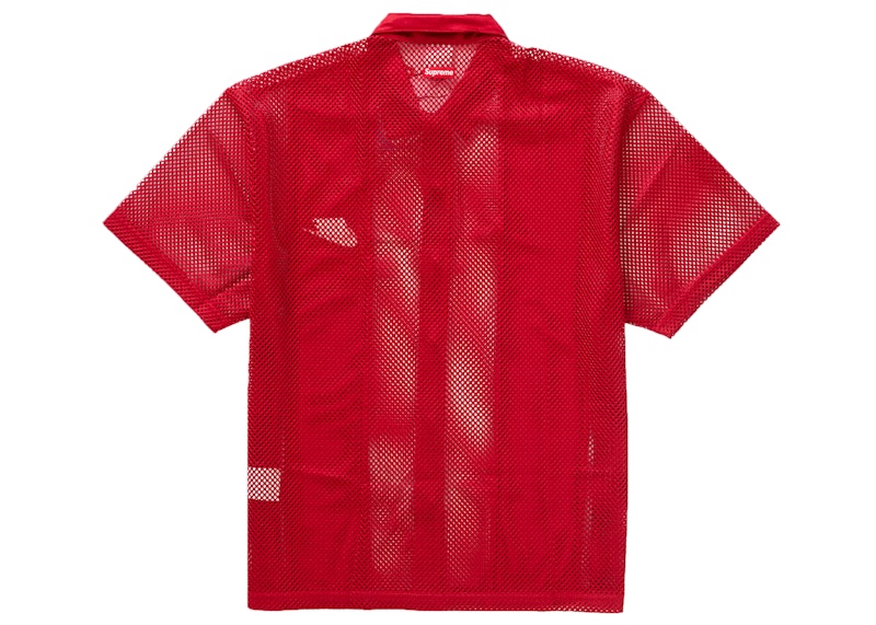 Order Supreme Nike Mesh S/S Shirt Red