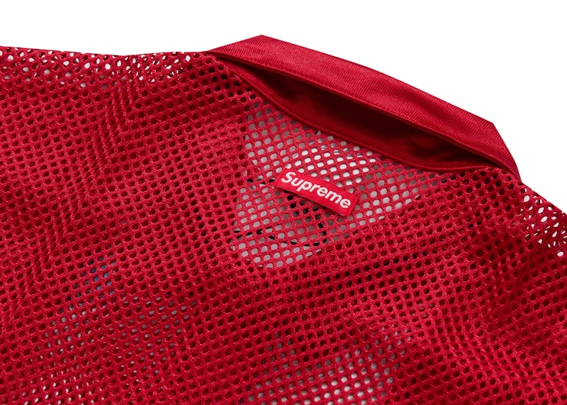 Shop Supreme Nike Mesh S/S Shirt Red