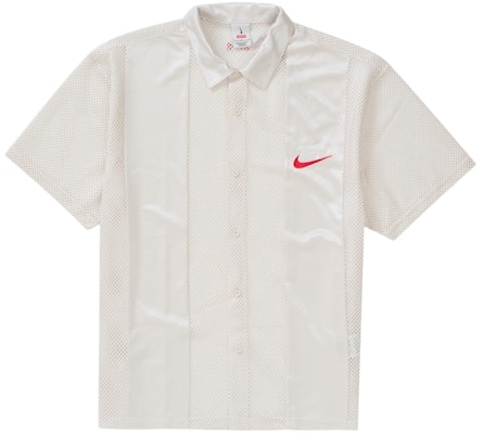 Supreme Nike Mesh S/S Shirt White Buy Supreme Nike Mesh S/S Shirt White
