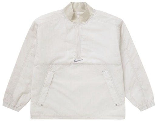 Supreme Nike Ripstop Pullover White Order Supreme Nike Ripstop Pullover White