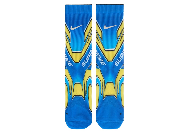 Buy Calcetines Supreme Nike Spark Crew Azul Multicolor.
