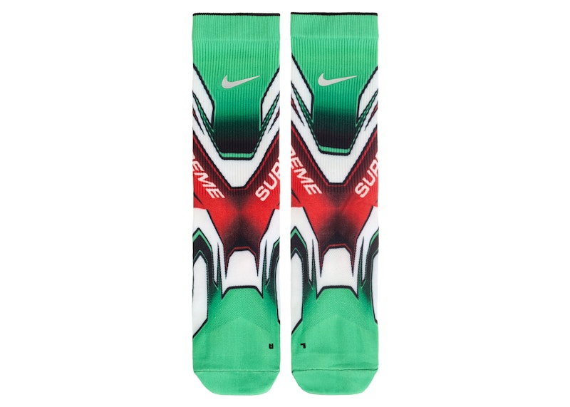 Supreme Nike Spark Crew Sock Green Multi