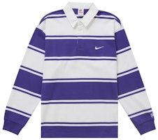 Supreme Nike Stripe Rugby Purple Supreme Nike Stripe Rugby Purple