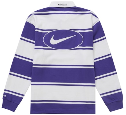 Supreme Nike Stripe Rugby Ungu. Order Supreme Nike Stripe Rugby Ungu.