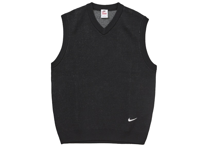 Supreme Nike Sweater Vest Black