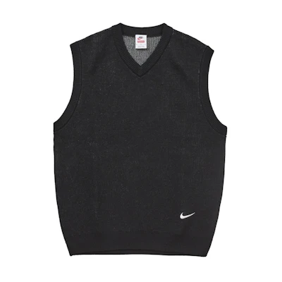 Supreme Nike Sweater Vest Black