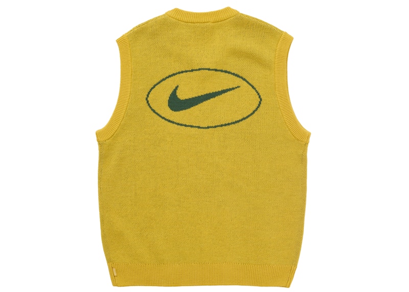 Order シュプリーム ナイキ セーター ベスト イエロー