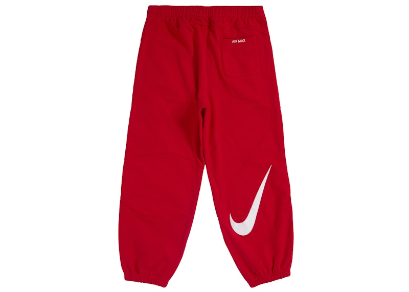 Order Supreme Nike 運動長褲 (SS25) 紅色