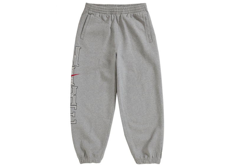 Supreme Nike Sweatpants Heather Grey