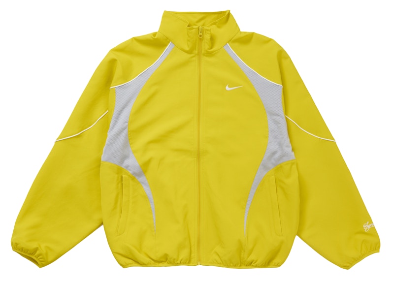 Supreme Nike Track Jacket Yellow