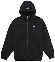 Supreme Nike Zip Up Hooded Sweatshirt Black Supreme Nike Zip Up Hooded Sweatshirt Black