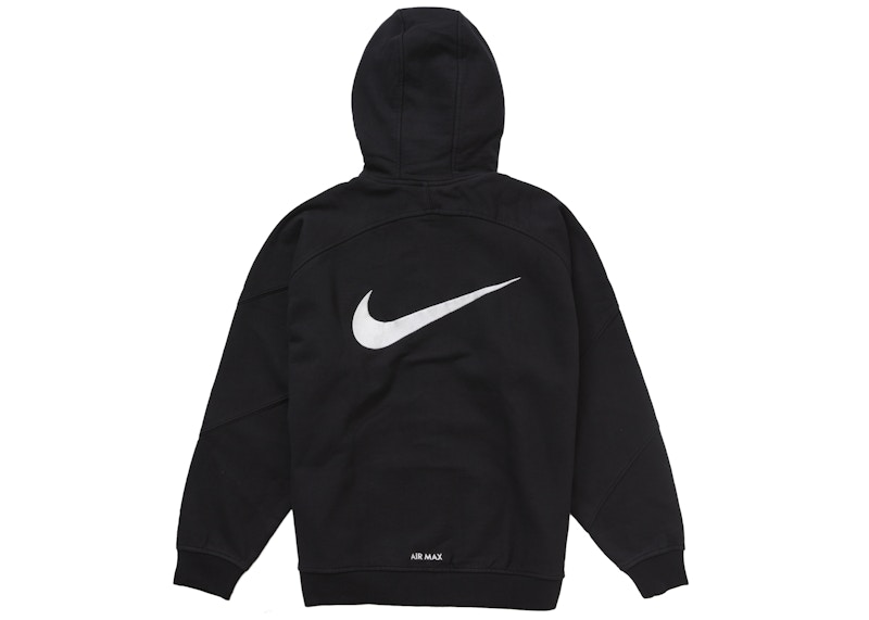Order Supreme Nike连帽拉链卫衣黑色