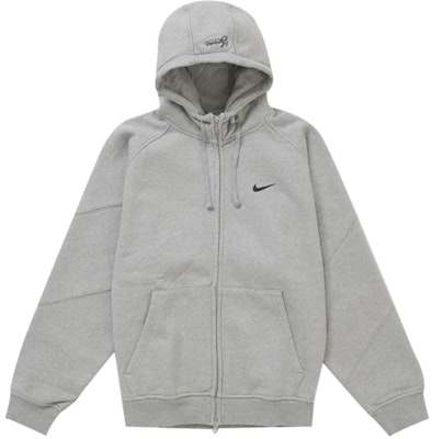Sudadera con Capucha Cremallera Supreme Nike Gris Jaspeado Buy Sudadera con Capucha Cremallera Supreme Nike Gris Jaspeado
