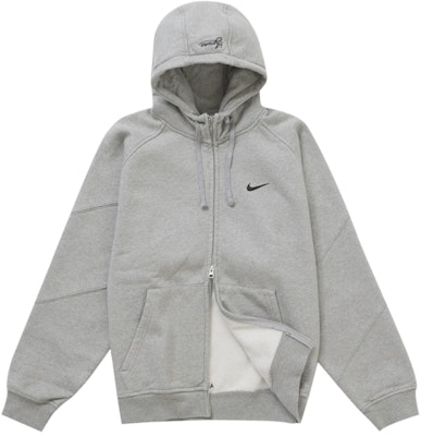Sudadera con Capucha Cremallera Supreme Nike Gris Jaspeado Order Sudadera con Capucha Cremallera Supreme Nike Gris Jaspeado