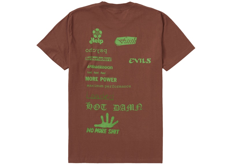 Buy Supreme No More Shit Tee Coklat
