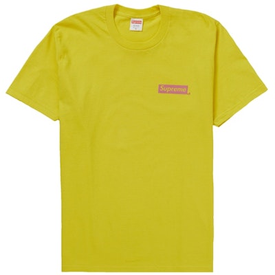 Supreme 不再愚蠢T恤 柠檬黄 Order Supreme 不再愚蠢T恤 柠檬黄