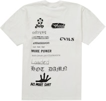 Supreme No More Shit Tee White
