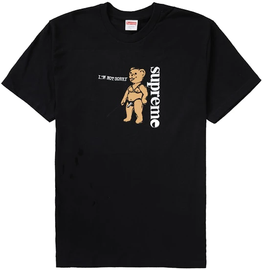 supreme-not-sorry-tee-black