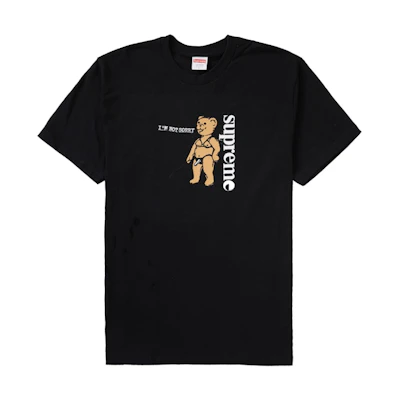 Supreme Not Sorry Tee Black