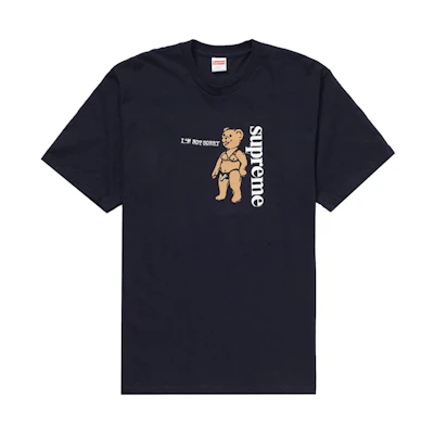 Supreme Not Sorry Tee Navy