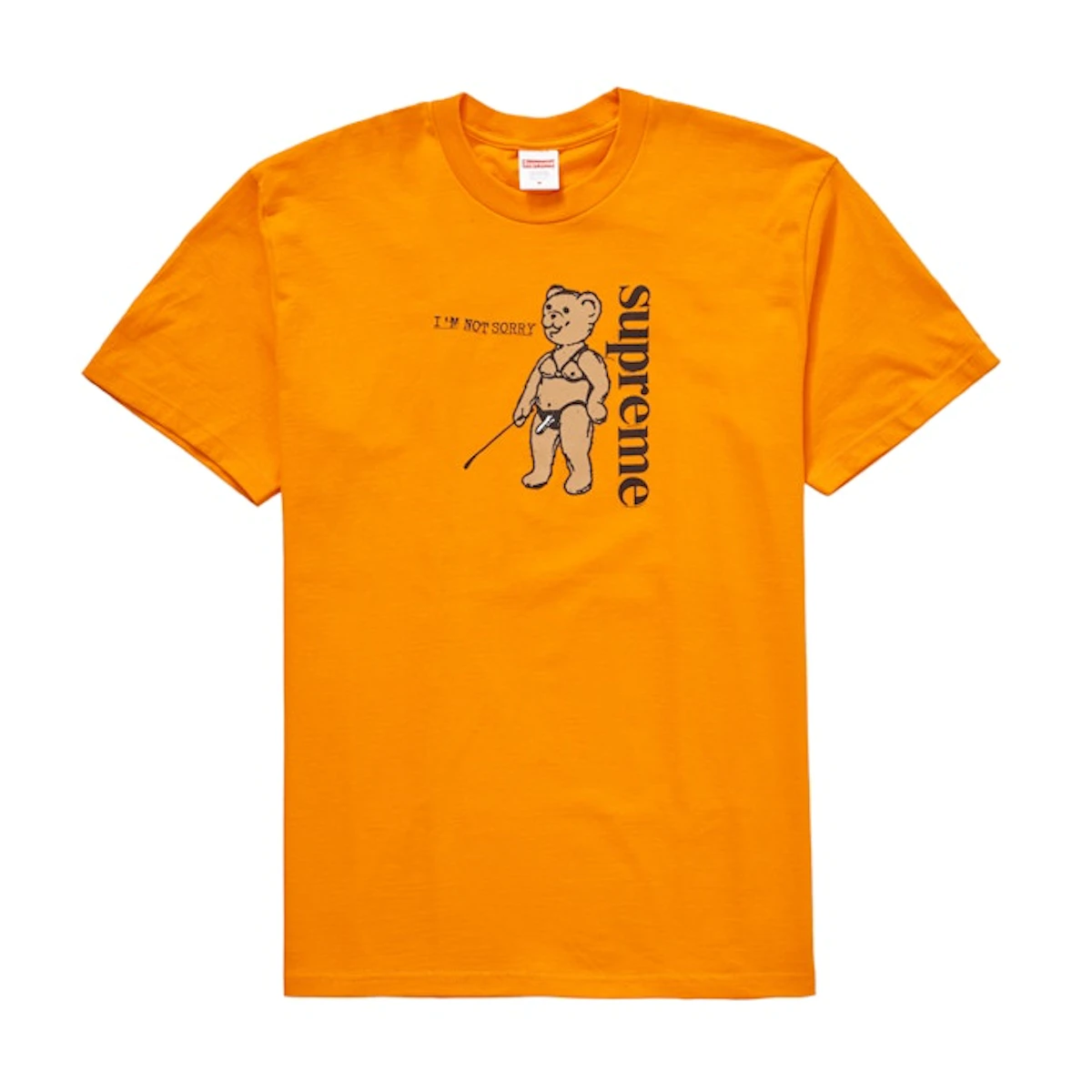 Buy Supreme Not Sorry Tee Orange Novelship